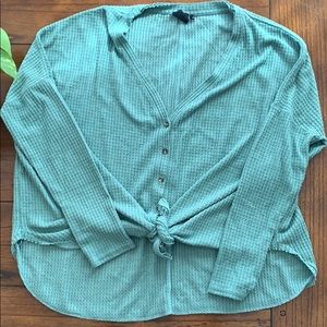 OUT FROM UNDER URBAN OUTFITTERS  waffle knit top